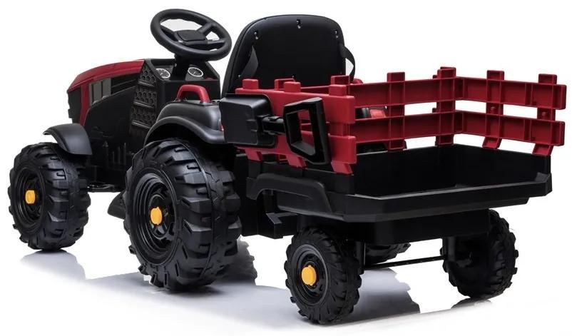 Lean Cars Elektrický traktor BDM0925  - červený motor -2x45W batéria - 12V7Ah 2023