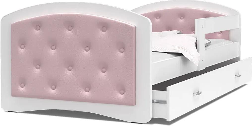 GL Detská posteľ Nath Farba: Biela, Rozmer: 180x80