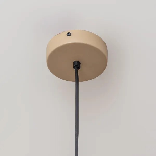 Luster na lanku ETNA II 1xE27/15W/230V priem. 25 cm béžový