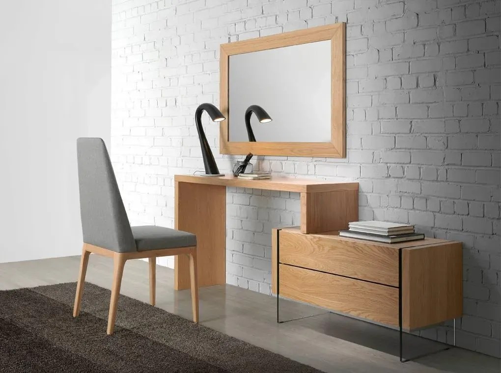 Nástěnné zrcadlo Soho 110 cm dub přírodní