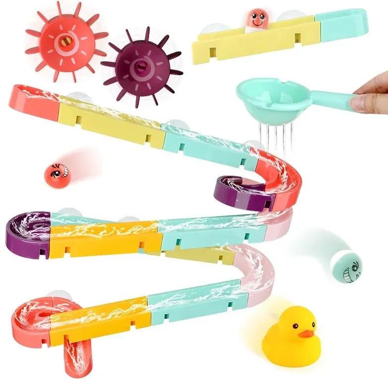 Lean Toys Hračka do vody – Dráha pre kačičky  44 kusov