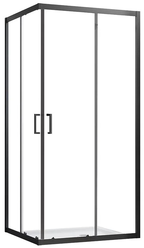 Sprchový kút štvorcový Mika 80x80x190 black
