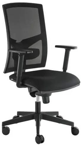Kancelárska stolička Asistent Nature, čierna