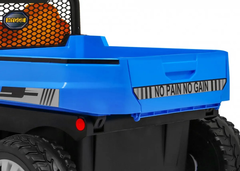 Ramiz Farmársky nákladiak pre 2 deti Modrý + 4x4 + Diaľkové ovládanie + Kiper + LED Audio