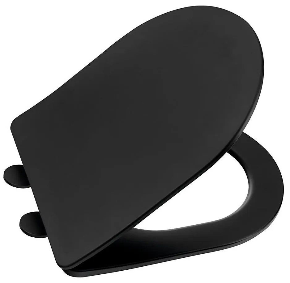 Sapho - WC sedátko PACO SoftClose, čierne