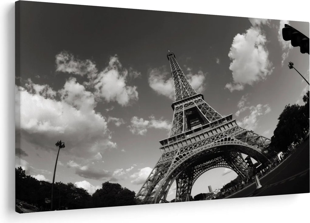 Obraz - Eiffelova veža v Paríži (90x60 cm)