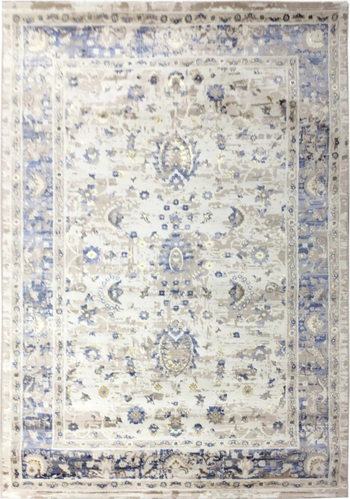 TA Koberec G533M BIELA/TMAVOMODRÁ ASTHANE