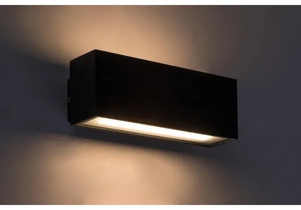 Rabalux 77075 - LED Vonkajšie nástenné svietidlo MATARO LED/10W/230V IP54 čierna