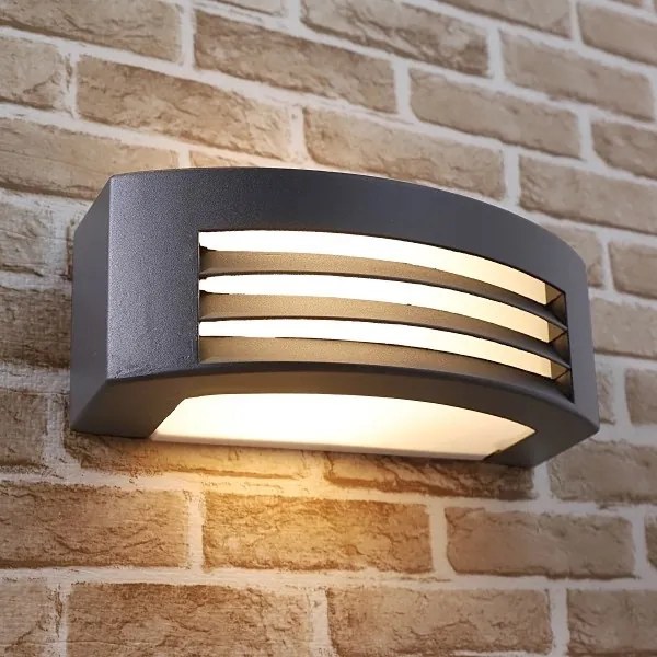 Vonkajšie nástenné svietidlo OLIANA 1xE27/60W/230V IP54 antracit