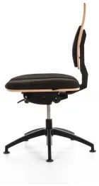 NESEDA Standard pracovná stolička Čierna