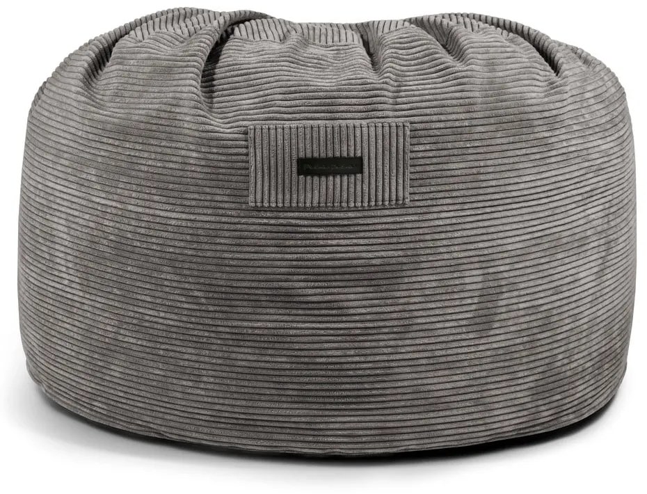 Tmavohnedý menčestrový sedací vak Om 110 – SLOWDOWN