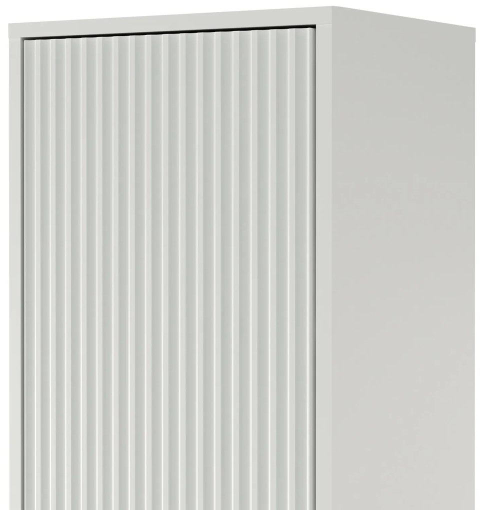 Závěsná koupelnová skříňka Avila 38 cm bílá/zlatá