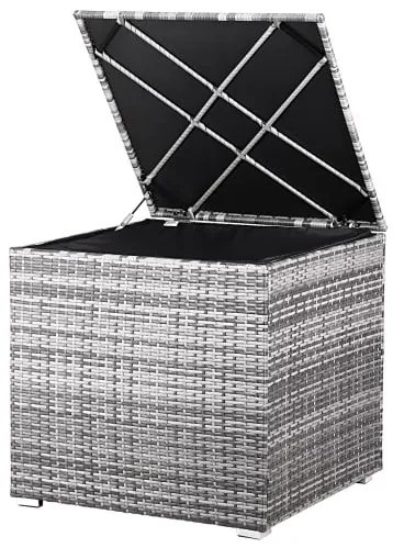 InternetovaZahrada Úložný box 75x75x70 cm - šedý