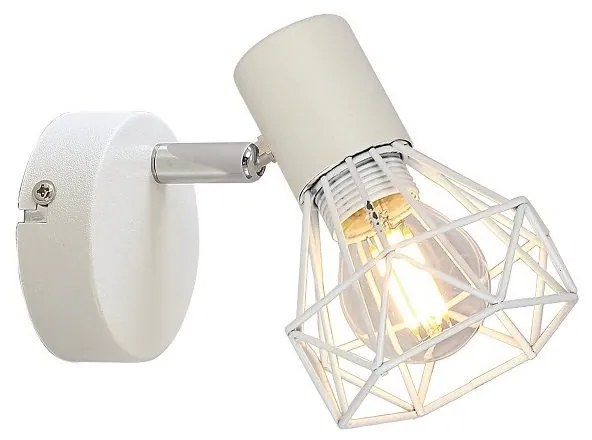 RAN | Nástenná lampa Farba: Biela