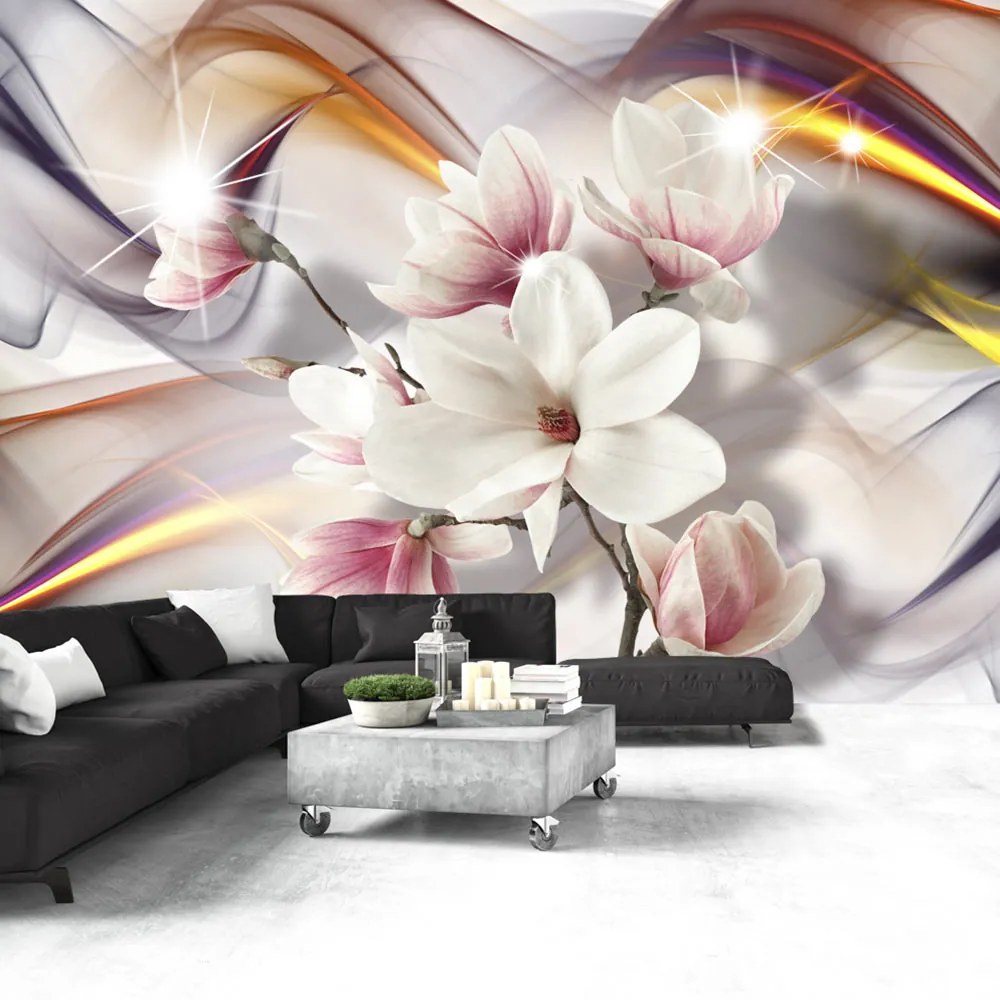 Artgeist Fototapeta - Artistic Magnolias Veľkosť: 100x70, Verzia: Premium