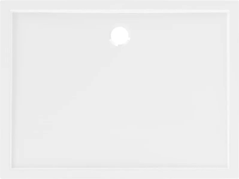 Mexen Flow obdĺžnikový sprchový kút slim 90 x 85 cm, biely lesk - 46R108590
