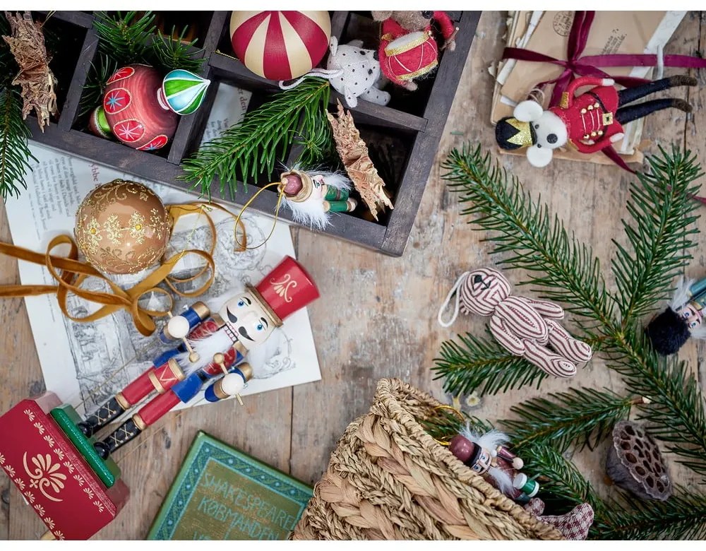 Sklenená vianočná ozdoba ø 7 cm Kota – Bloomingville