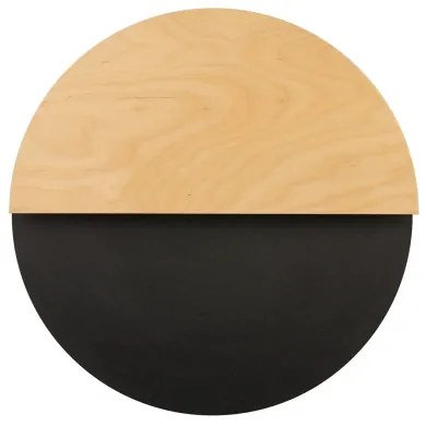 LED Nástenné svietidlo LUNA LED/7W/230V pr. 36 cm čierna/béžová