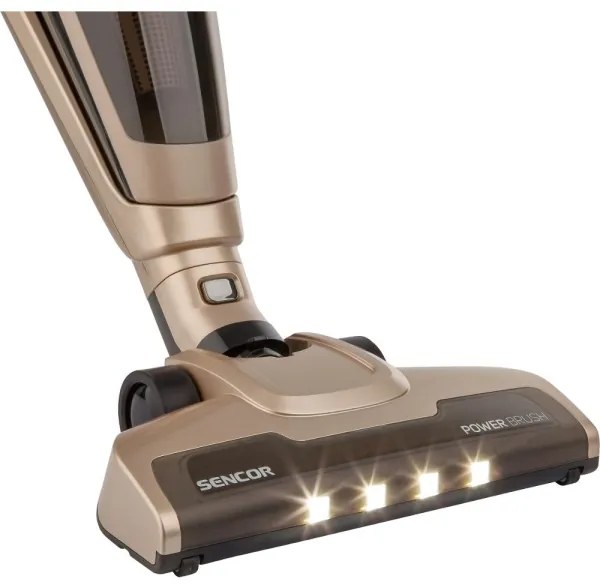 Sencor - Bezdrôtový tyčový vysávač 2 v 1 100 W/2000 mAh béžová