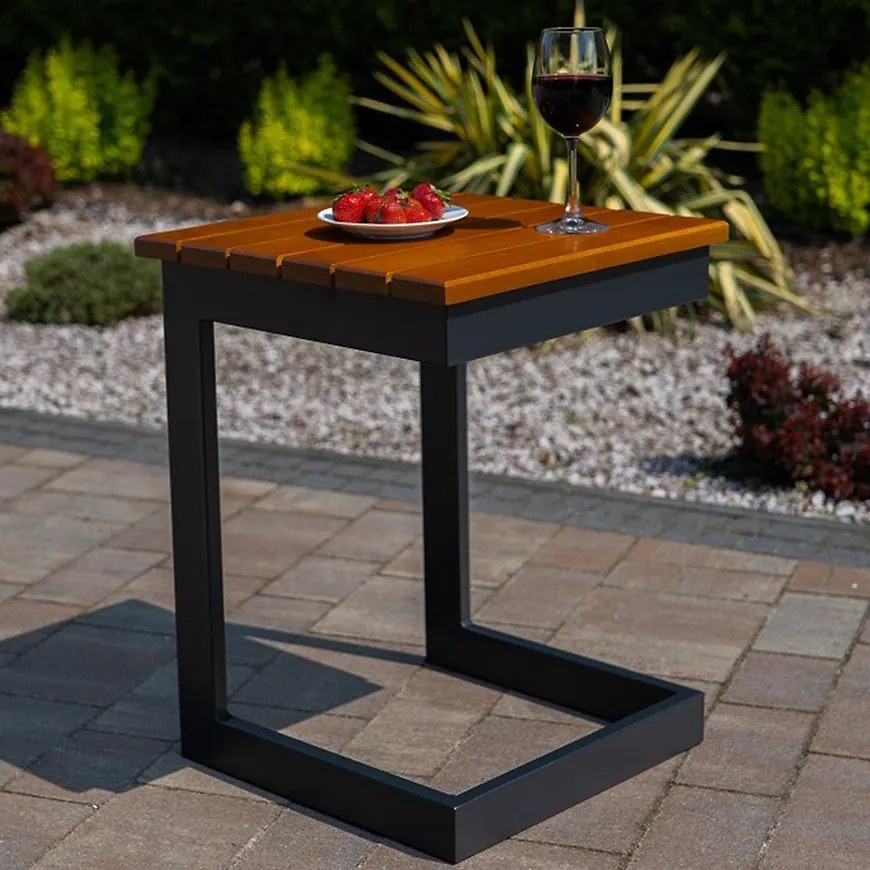 Stolík k záhradnému ležadlu borovica