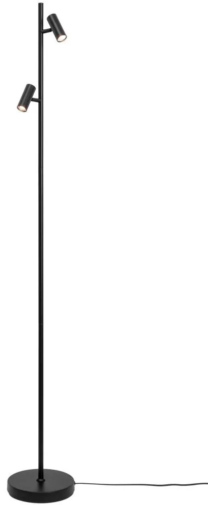 Nordlux - LED Stmievateľná stojacia lampa OMARI 2xLED/3,2W/230V čierna