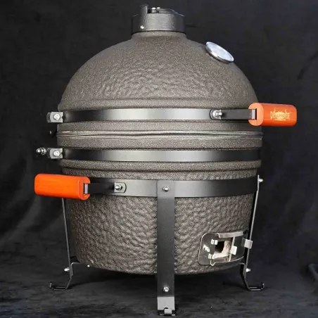 keramický gril kamado Dellinger Smoke&Fire MINIMAX 16" Black Lava