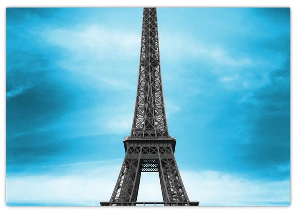 Abstraktný obraz Eiffelovej veže