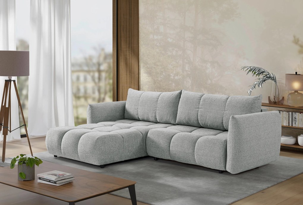 XXXLutz ROZKLADACIA ROHOVÁ SEDAČKA, plast, textil, kompozitné drevo, sivobéžová MID.YOU - Online Only obývacie izby - 000694010307