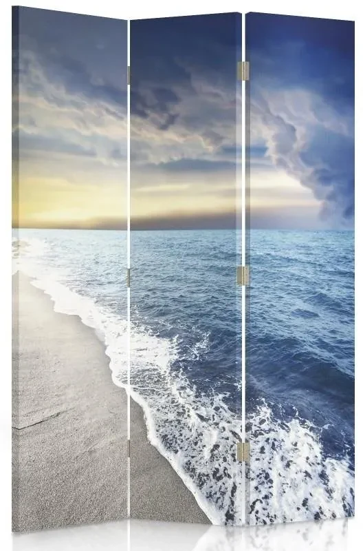 Gario Paraván Oblaky na nábreží Rozmery: 110 x 170 cm, Prevedenie: Otočný paraván 360°