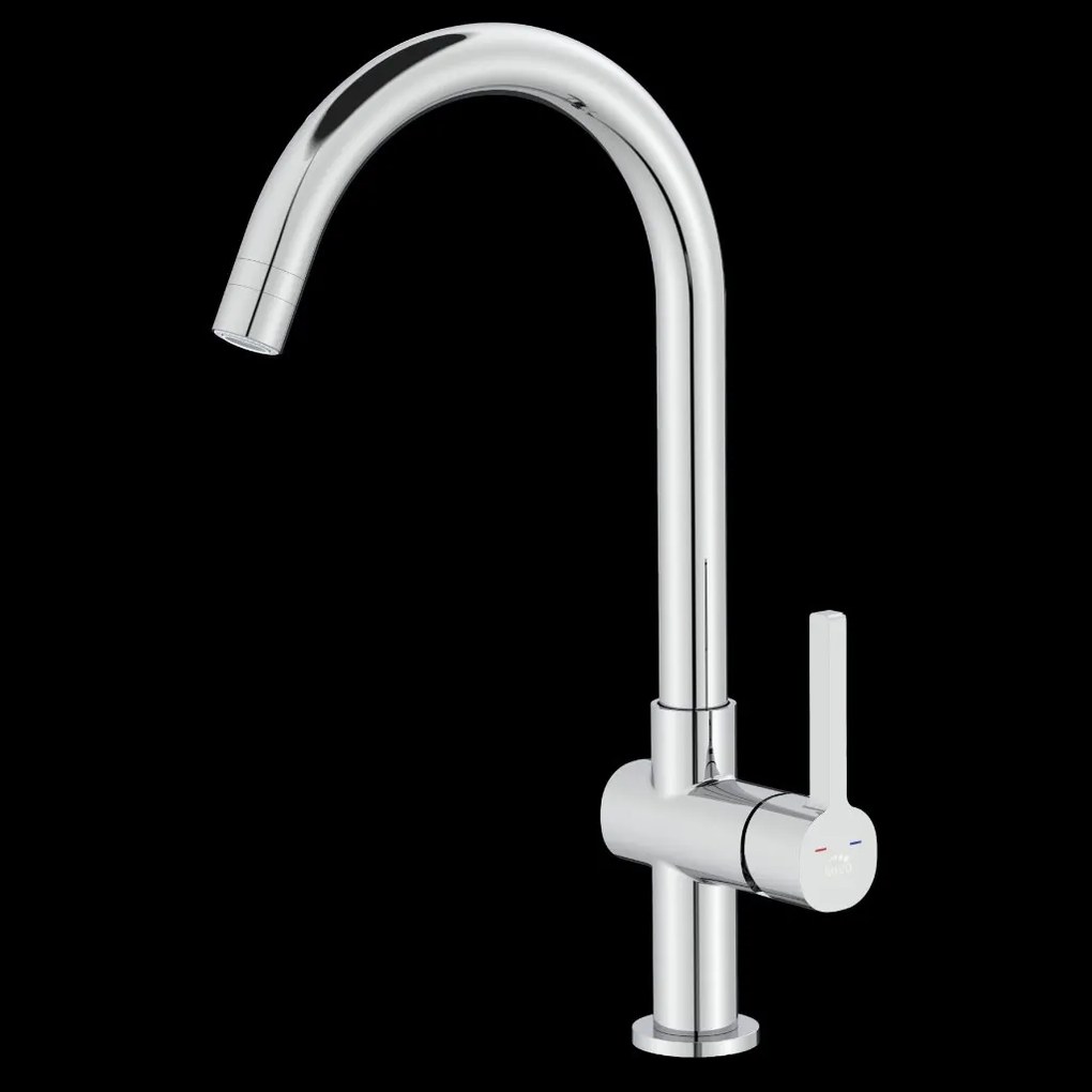 Laveo Alita, drezová batéria s výtokovým ramenom v tvare „U“, chrómová, LAV-BVA_068D