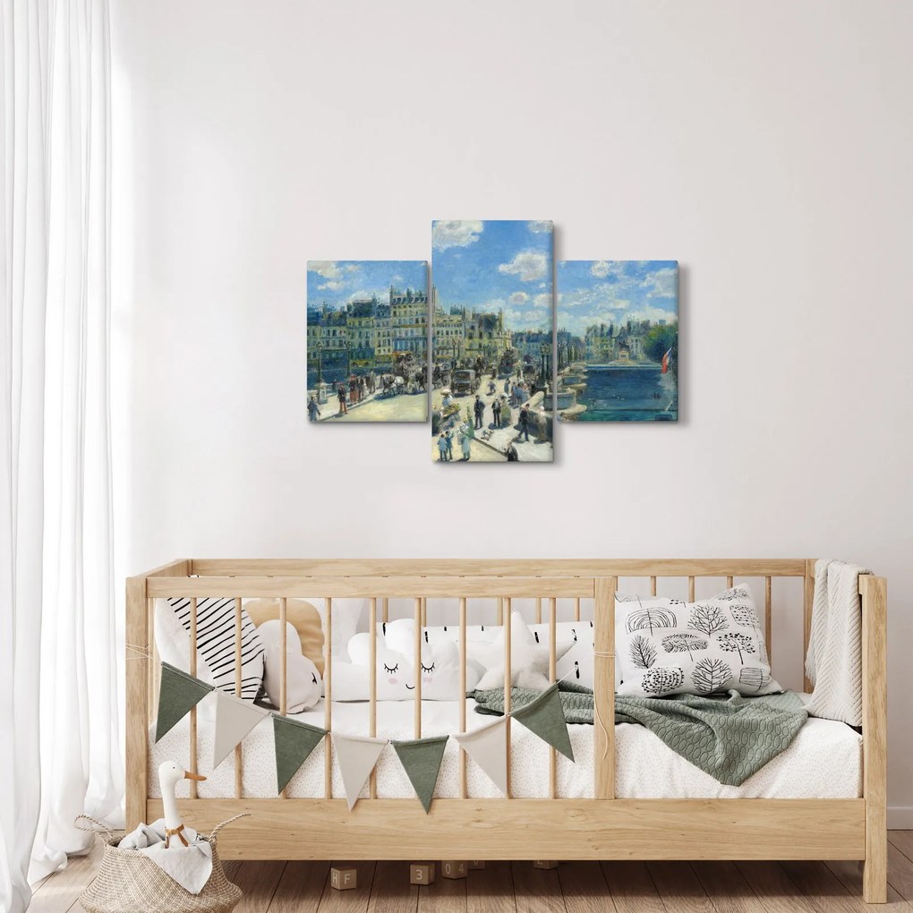 Obraz - Auguste Renoir, Pont Neuf, Paris, reprodukcia (90x60 cm)