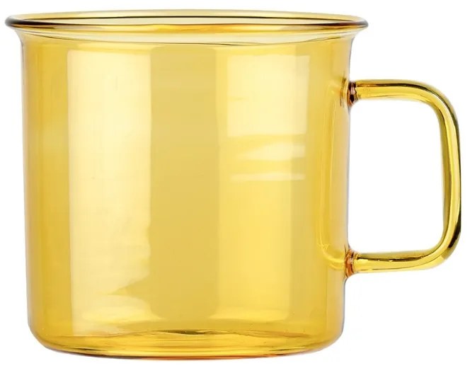 Hrnček Glass 0,35l, žltý