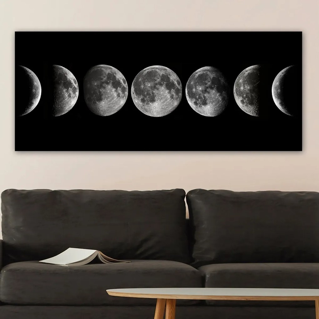 Obraz Fázy mesiaca 120x50 cm