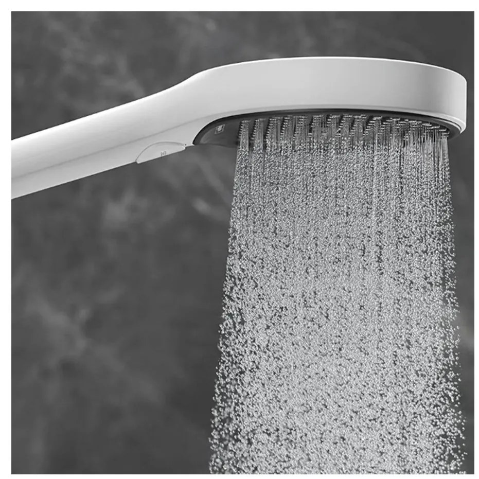 Hansgrohe Rainfinity, ručná sprchová hlavica 130 3-funkčná, biela matná, HAN-26864700
