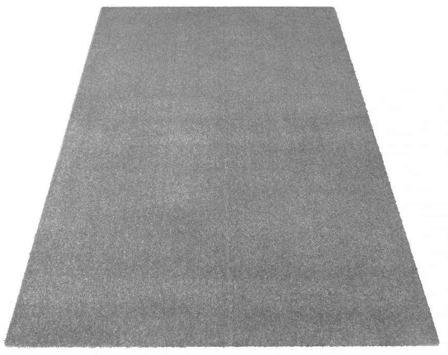 Jednofarebný koberec sivej farby Šírka: 200 cm | Dĺžka: 300 cm