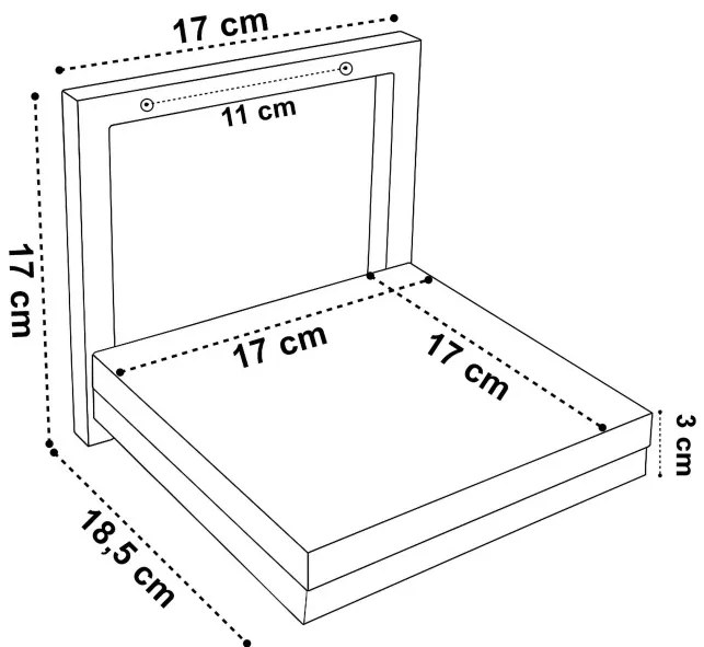 Stojan na kvety TORGET čierny mramor