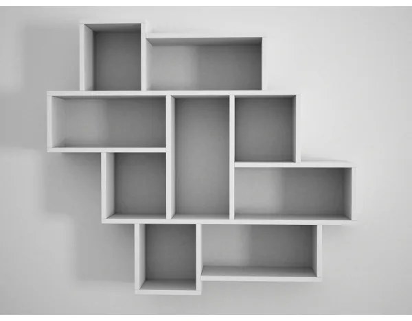 Nástenná polica PAROLA 103,5x115,5 cm biela