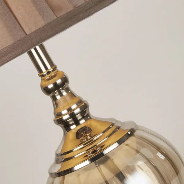 Searchlight EU3721AM - Stolná lampa GREYSON 1xE27/60W/230V