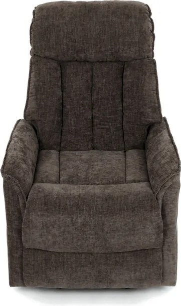 Polohovacie kreslo hnedé, elektrické TV-H9727 BR2