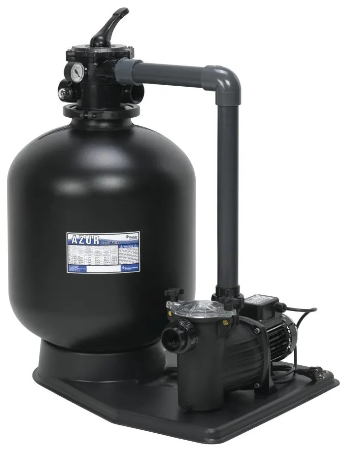 Filtračná jednotka Azur KIT 380 4m3/hod na podstavci s čerpadlom Micro Delfino
