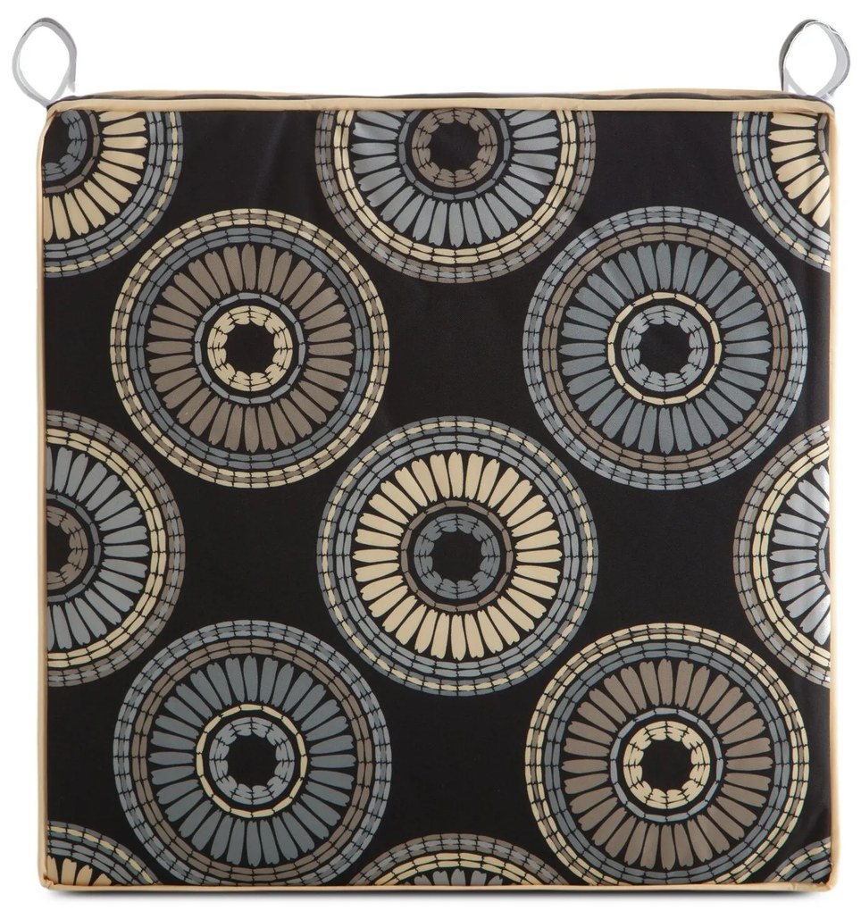 ZÁHRADNÝ VODEODOLNÝ PODSEDÁK NA STOLIČKU GARDEN19B 42X42X4 CM VZOROVANÁ