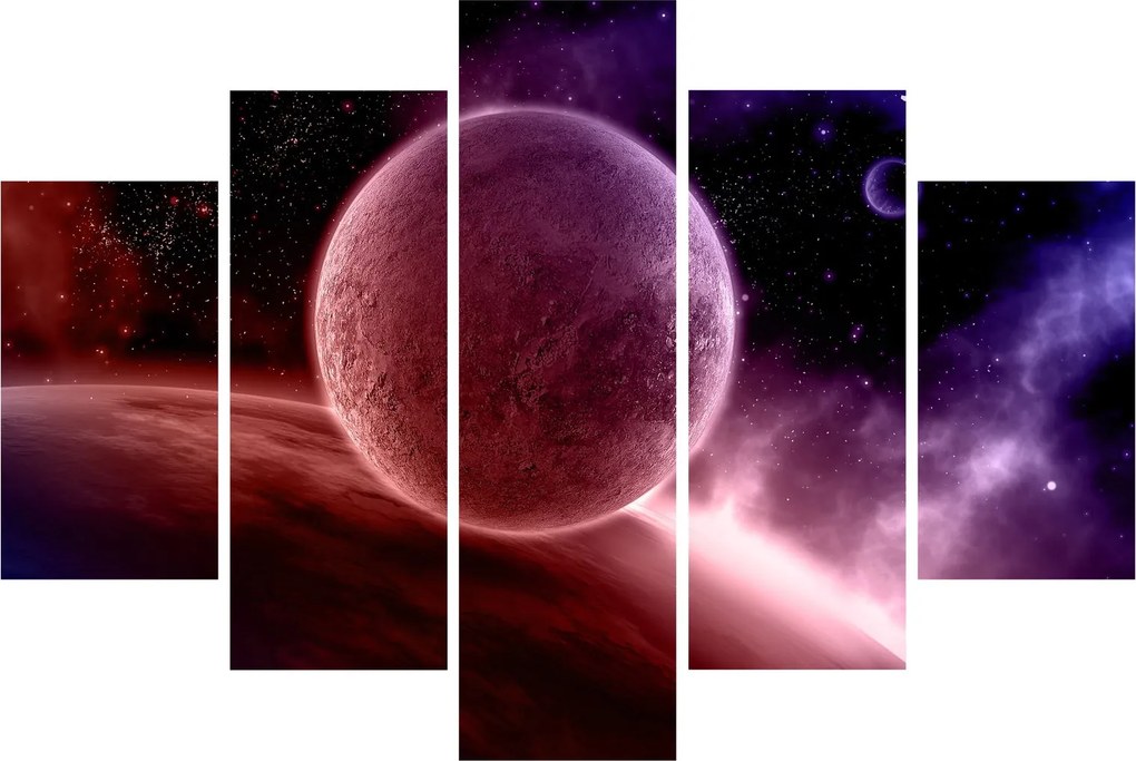 Obraz - Planéta (150x105 cm)