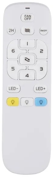 Globo 03655 - LED Stmievateľný stropný ventilátor BOZAN LED/32W/230V + DO