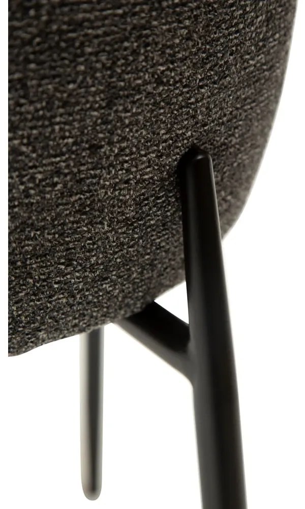 Tmavosivá jedálenská stolička DAN-FORM Denmark Glam