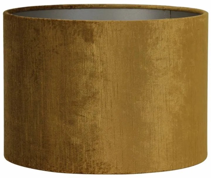 Zlaté zamatovej tienidlo na lampu Gemstone - Ø 40 * 30cm / E27