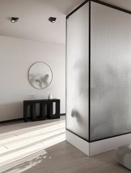 LED čierne moderné stropné svietidlo Utopia