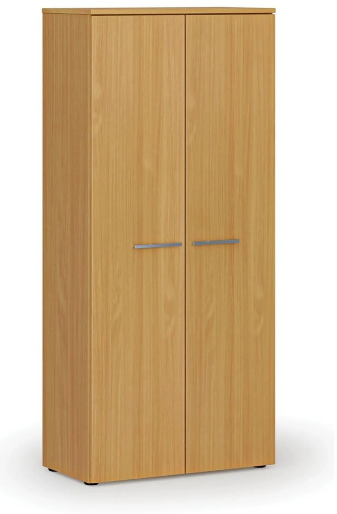 Šatníková skriňa s výsuvom PRIMO WOOD, 800 x 420 x 1781 mm, buk