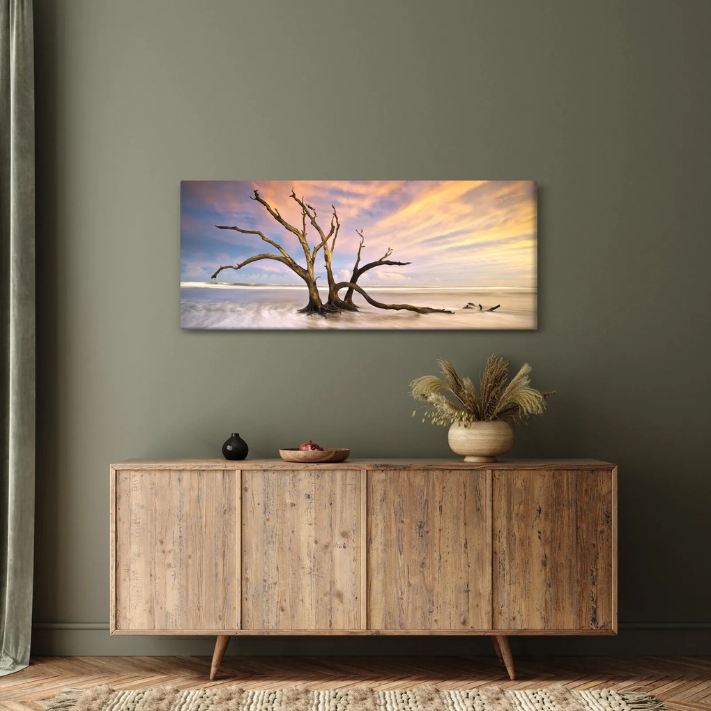 Obraz stromu v oceáne (120x50 cm)
