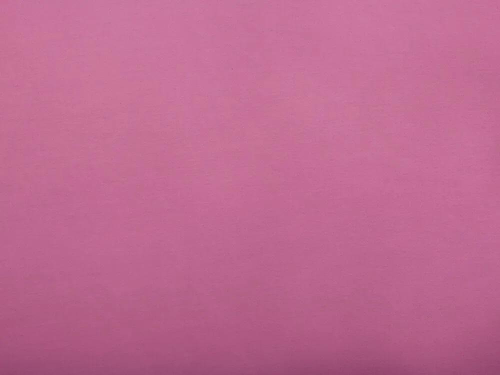 Posteľné obliečky z bavlneného saténu 200 x 220 cm ružové HARMONRIDGE Beliani