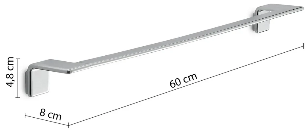 GEDY A9216013 Il Giglio držiak uterákov 60 x 8 cm, chróm